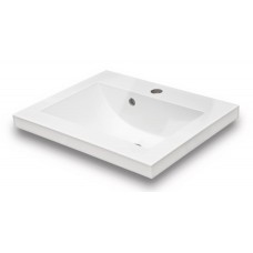 РАКОВИНА НАКЛАДНАЯ FANCY MARBLE JODY 500, БЕЛАЯ